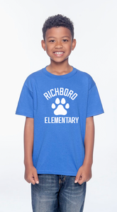 Richboro Short Sleeve T-shirt Paw Design