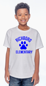 Richboro Short Sleeve T-shirt Paw Design